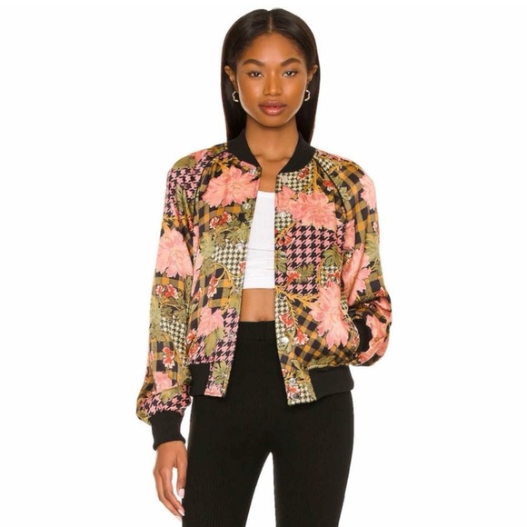 TELL YOUR FRIENDS bomber jacket in Monte print, size XS, excellent condition - Picture 5 of 5